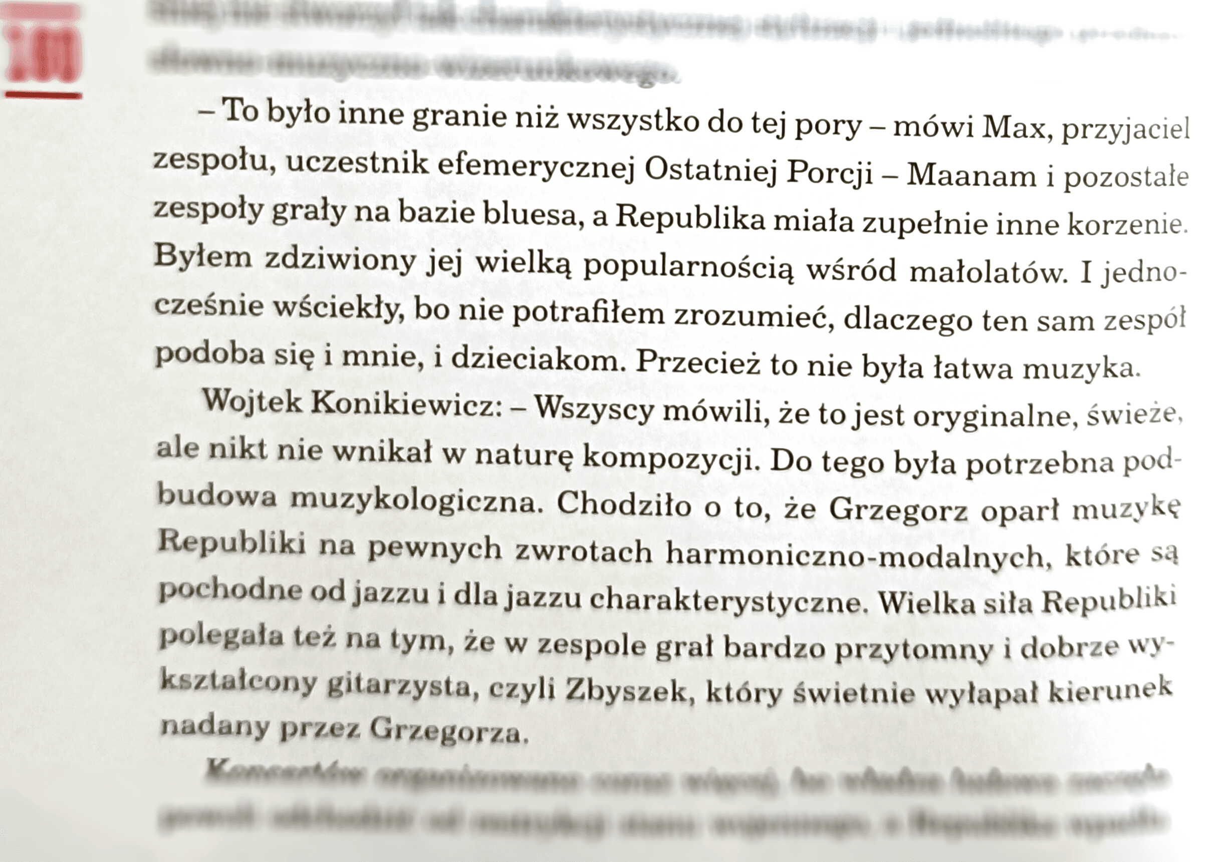 Fragment książki Leszka Gnoińskiego - Republika
